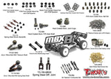 (PREORDER) T-WORKS Gold Plated Steel Screw Set 197pcs.( For Mugen MBX 8) #GSS-MBX8