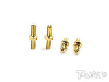T-WORKS Gold Plated Dual Battery connectors ( 4pcs. ) #EA-029