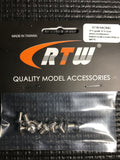 RTW RACING GRADE-12.9 BUTTON HEAD STEEL SCREWS M4(WHITE NICKEL PLATED) (10pcs)