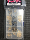 T-WORKS Gold Plated Steel Screw Set 138pcs. ( For TEKNO EB48 2.0 ) #GSS-EB482.0