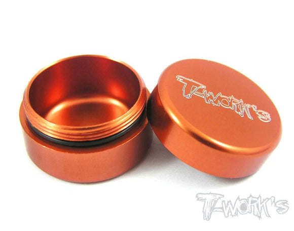 (CLEARANCE SALE) T-WORKS Aluminum Grease container (Small) 1pc #TA-034-O