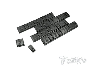 T-WORKS LEAD FREE SELF STICK BALANCE WEIGHT SET(4 STRIPS) #TA-074