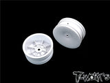 T-WORKS 2.2" 12mm Hex Front Wheels For 1/10 2WD (B6.1/6.2/RB5/RB6/RB7/YZ2/XB2 ) TE-218-A
