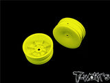 T-WORKS 2.2" 12mm Hex Front Wheels For 1/10 2WD (B6.1/6.2/RB5/RB6/RB7/YZ2/XB2 ) TE-218-A