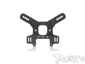 (CLEARANCE SALE, 40% OFF) T-WORKS Graphite Rear Shock Tower 4mm For TEKNO NB48 2.0/EB48 2.0 #TO-247-NB482.0-R