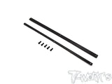 T-WORKS Graphite Wickerbill set for T-Works 1/8 Offroad wing #TO-309-TW