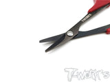 T-WORKS Black Titanium Nitride Lexan Curved Scissor #TT-021-BK