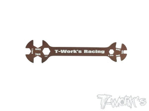 T-WORKS spring steel Multi Wrench #TT-041