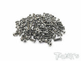 (PREORDER ITEM) T-WORKS Grade-64 Titanium Screw set for Tekno NB-48 2.0 ( UFO Head ) (140pcs) #TSSU-NB482.0